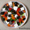 Salata greceasca cu branza feta
