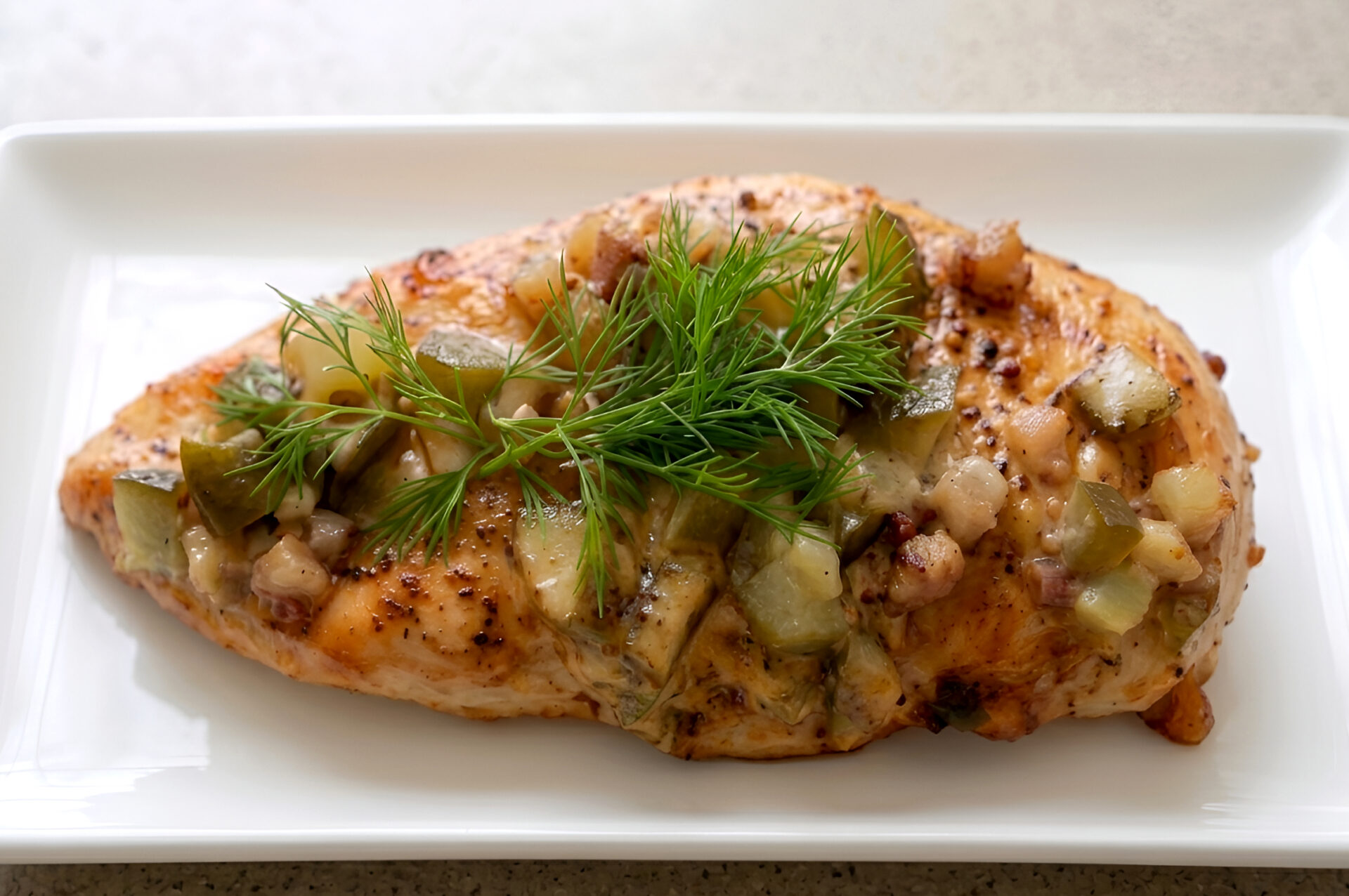 Piept de pui cu sos de nuci poza