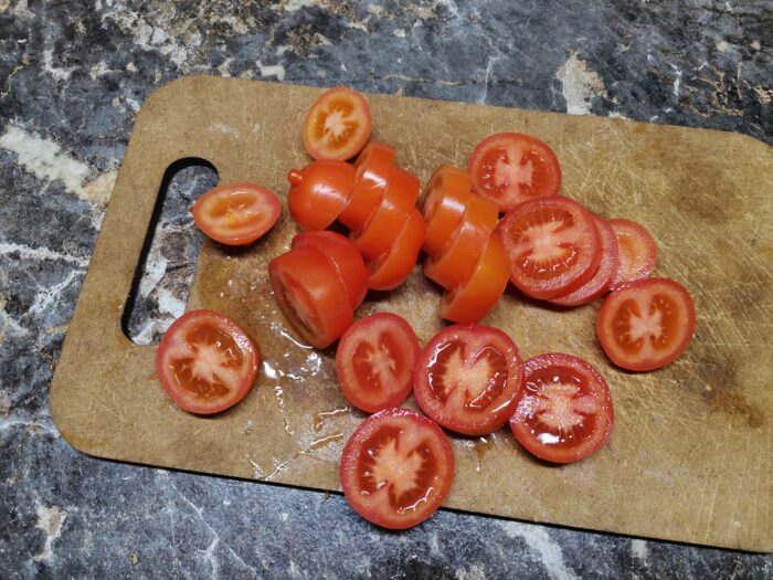 Se taie rosiile in rondele