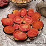 Aperitiv din vinete cu rosii si usturoi