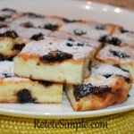 Baked Cottage Cheese Semolina Pudding with Jam