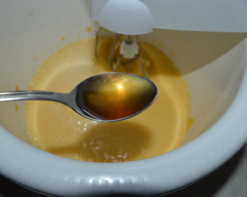 Add a teaspoon of vanilla essence