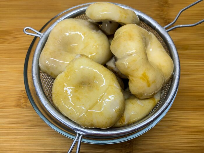 Se clatesc ciupercile