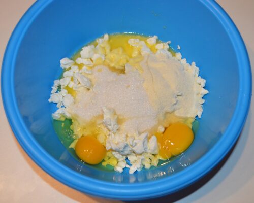 Add the eggs