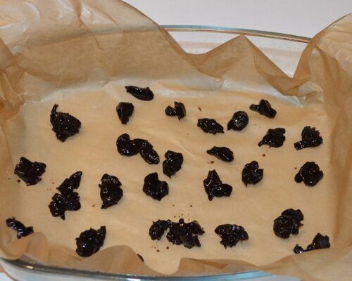 Line a baking tray with baking paper