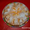 Apricot cake fresh from oven