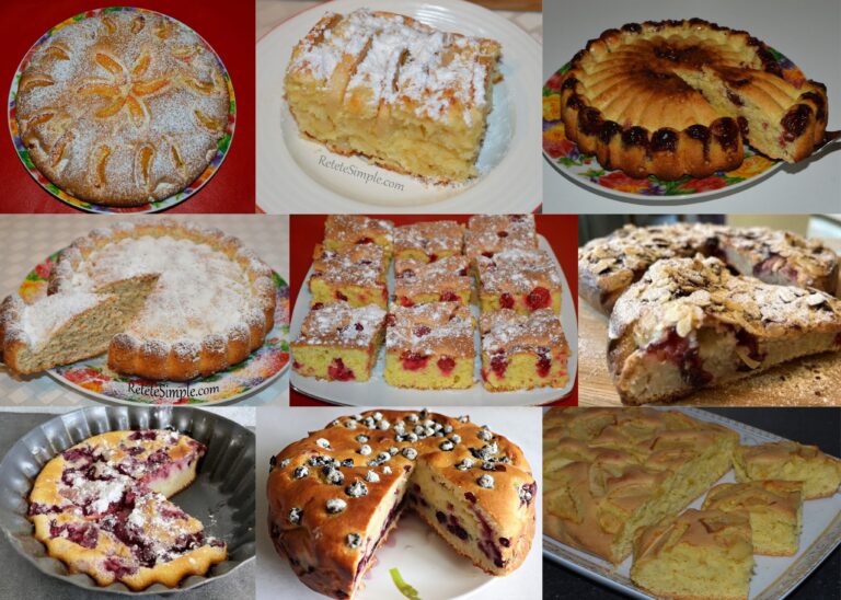 Prajituri delicioase cu fructe de sezon