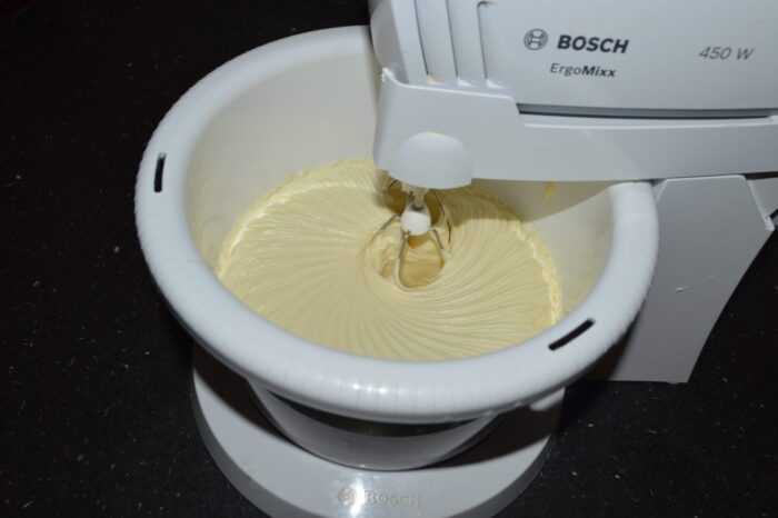 Remove the cream from the refrigerator