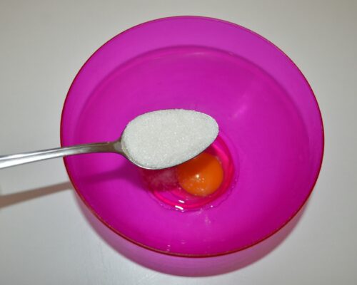 Add the sugar