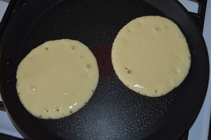 Heat a non-stick pan