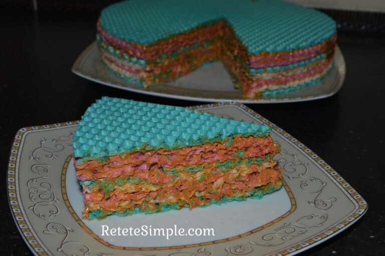 No-Bake Waffle Cake with Condensed Milk