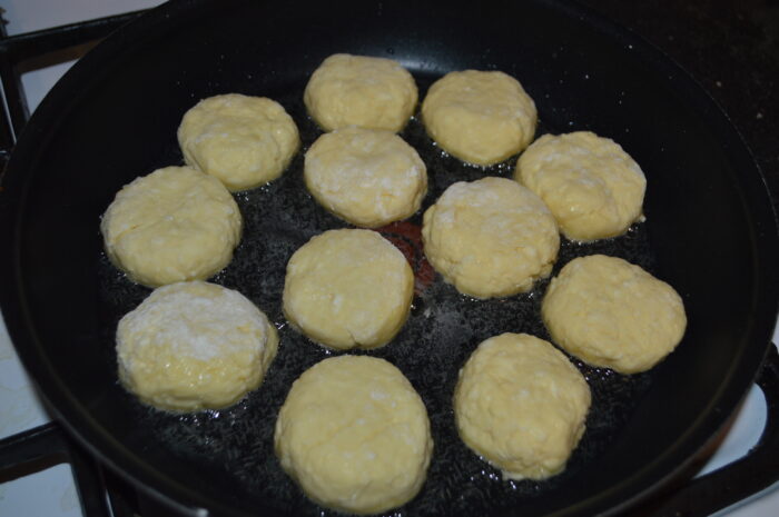 transfer the pancakes to the pan