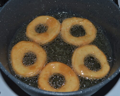 Flip them over once they start to brown