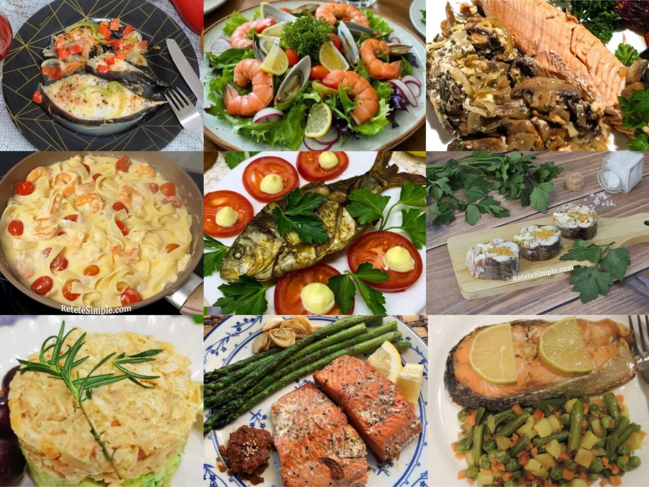 Retete cu peste si fructe de mare