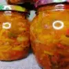 Tocana de legume cu fasole la borcan poza