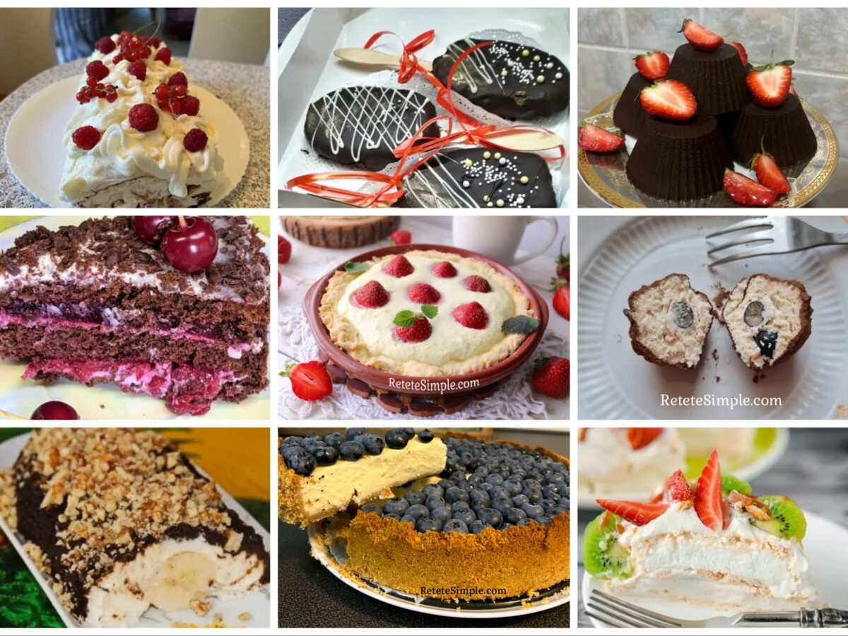 Retete de deserturi cu fructe