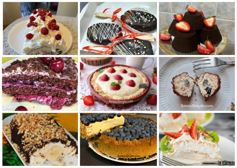 Retete de deserturi cu fructe