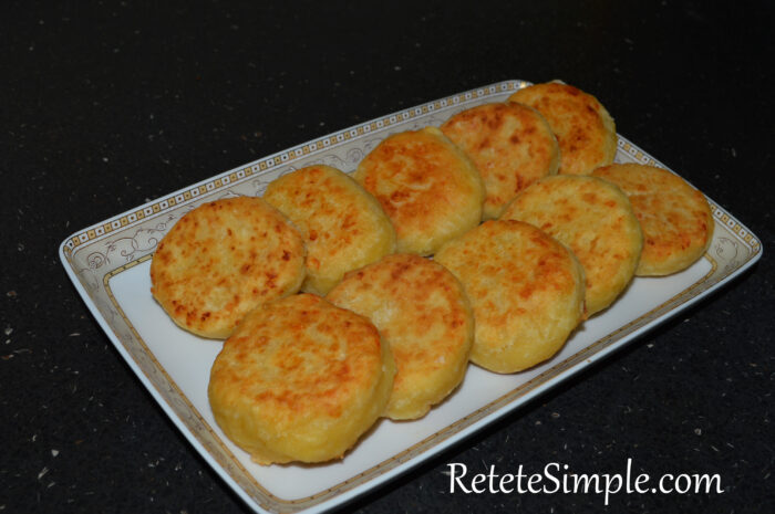 The cottage cheese pancakes are ready