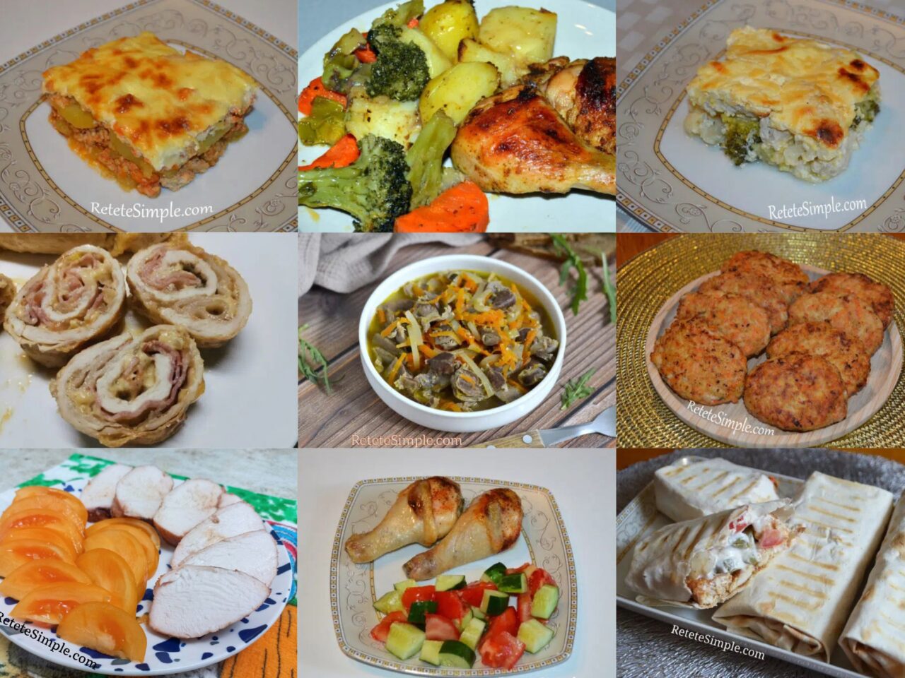 Retete cu carne de pui