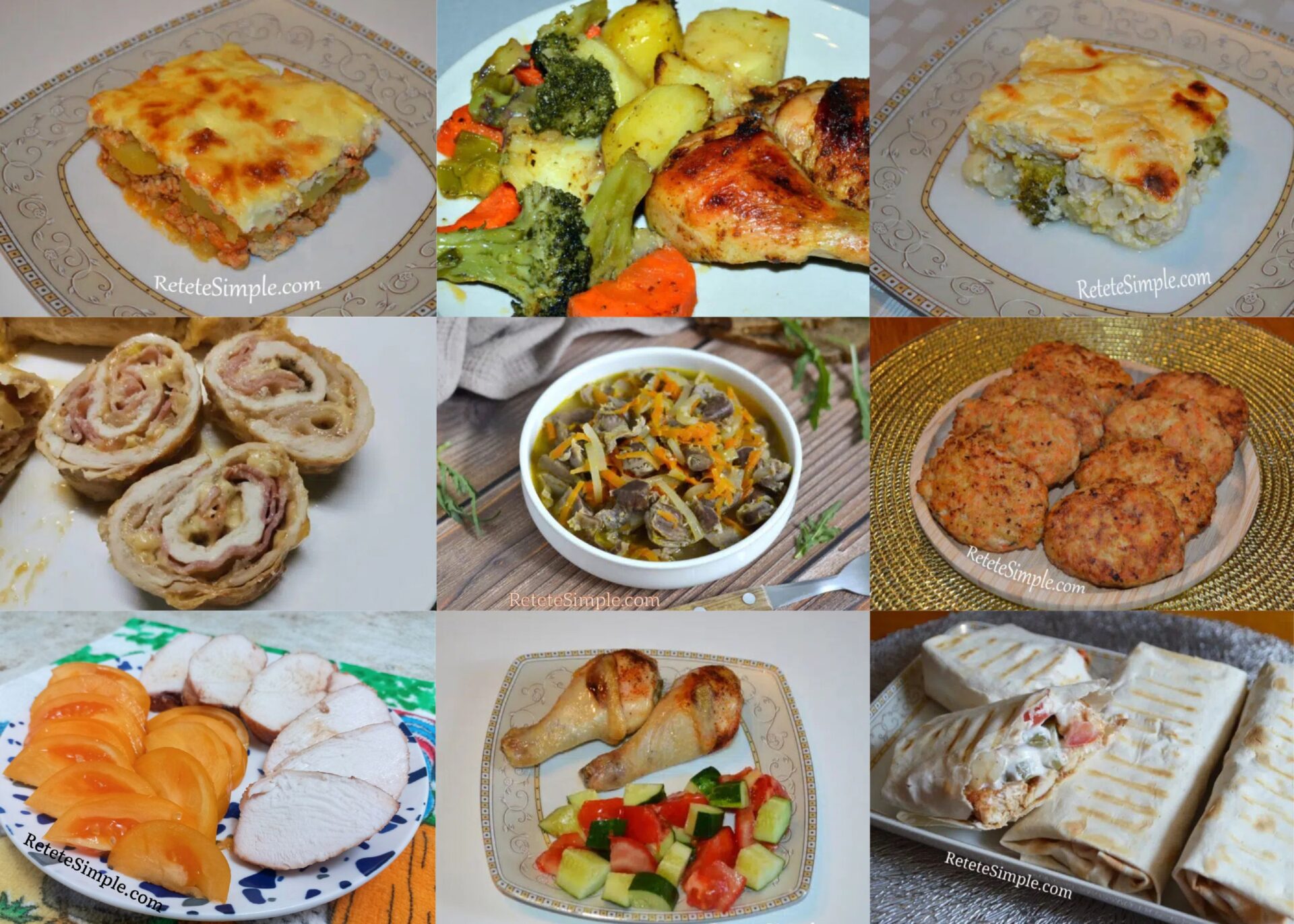 Retete cu carne de pui