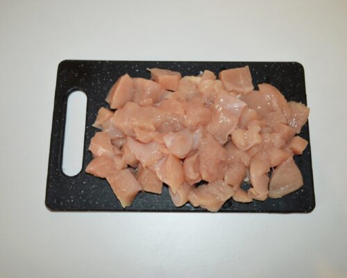 Cut the chicken breast