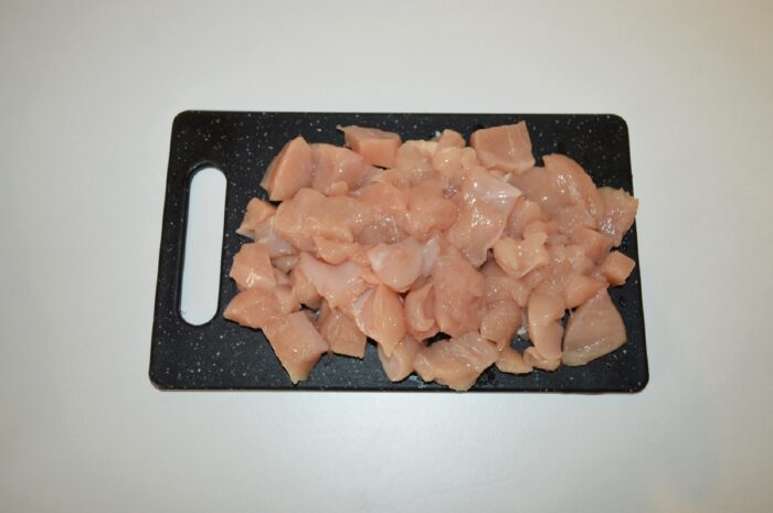 Cut the chicken breast