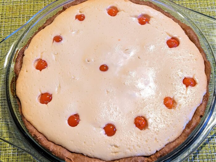 Bake at 180 degrees for 35 minutes.