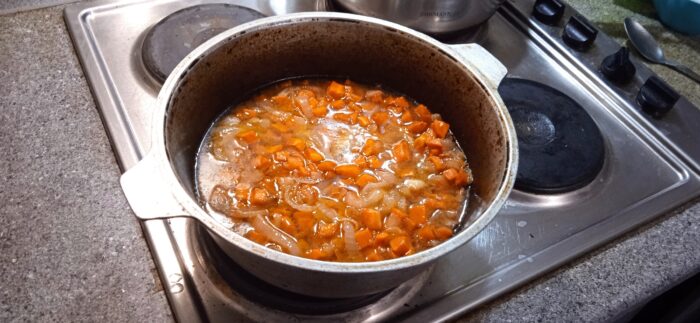 Followed by onions and carrots