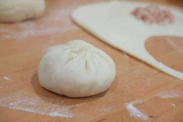 Складываем хинкали на доску