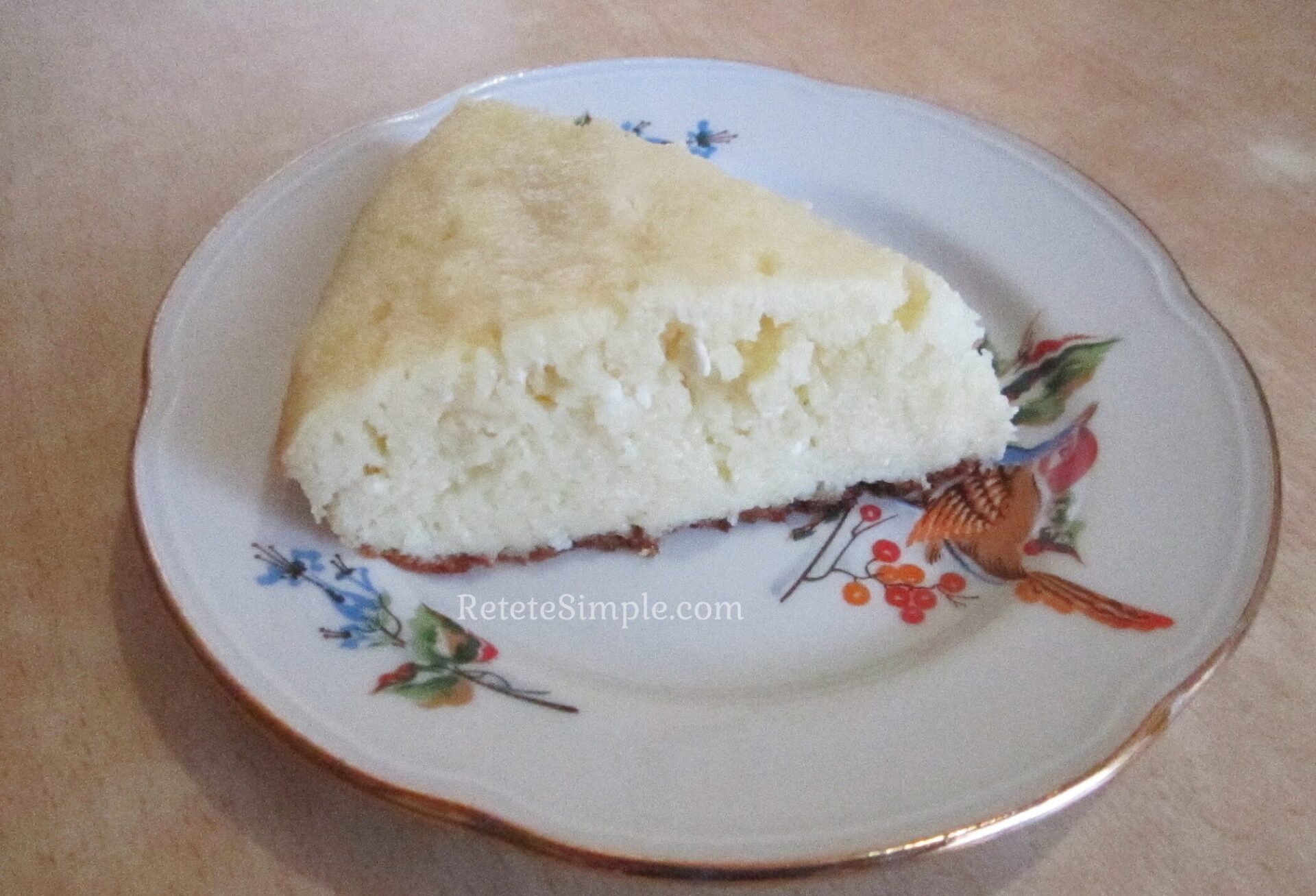 budinca fina si pufoasa de branza si cascaval