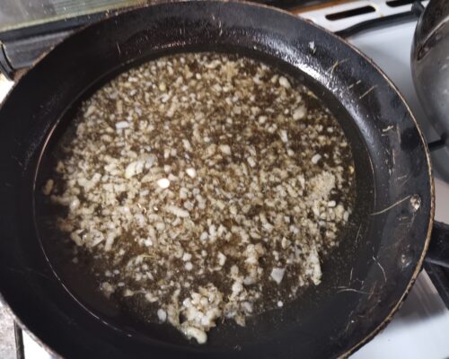 Add a couple of tablespoons of water