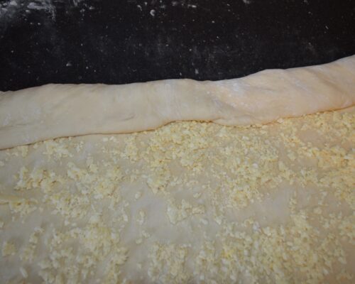 Roll out the pastry.