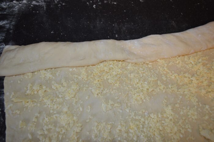 Roll out the pastry.