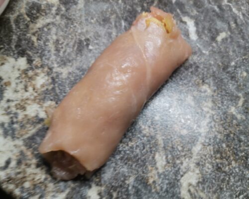 And carefully wrap the roll