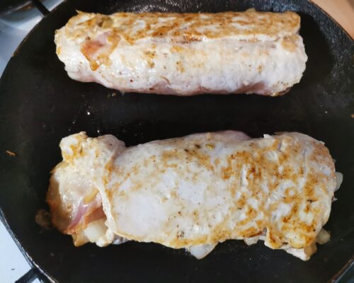 Fry a little on both sides in a frying pan