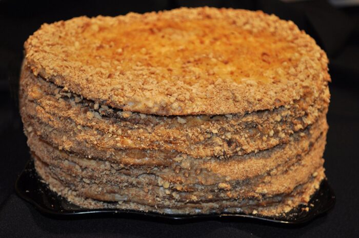 The Medovik cake is ready