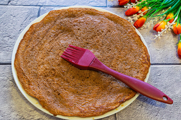 Обильно нанести пропитку