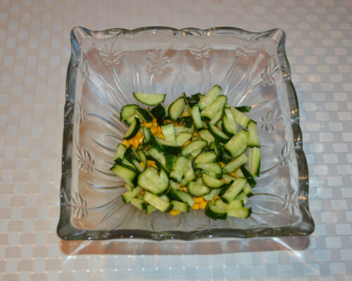 Add the cucumbers