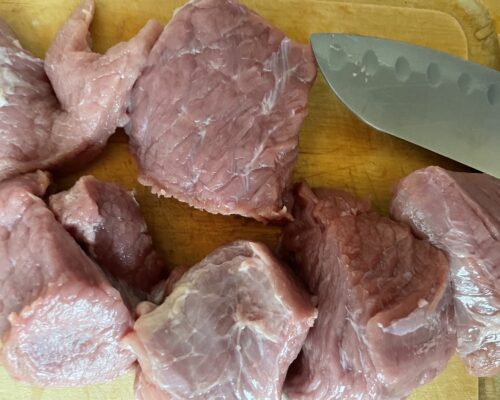 Cut the veal