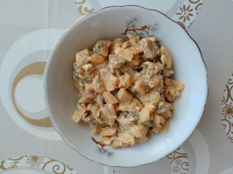 Creamy Garlic & Onion Mushrooms