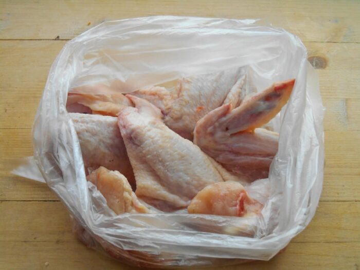 Pierce the washed wings with a fork