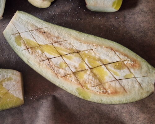Drizzle with olive oil
