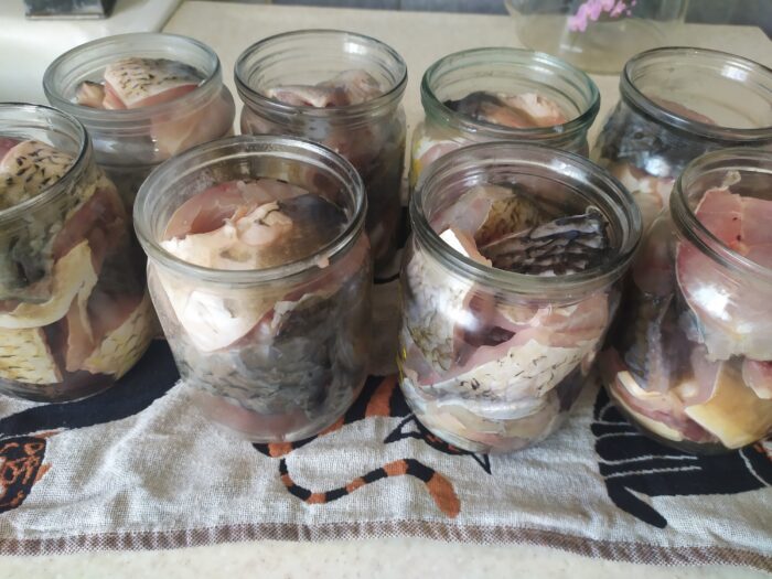 Раскладка ингредиентов по банкам