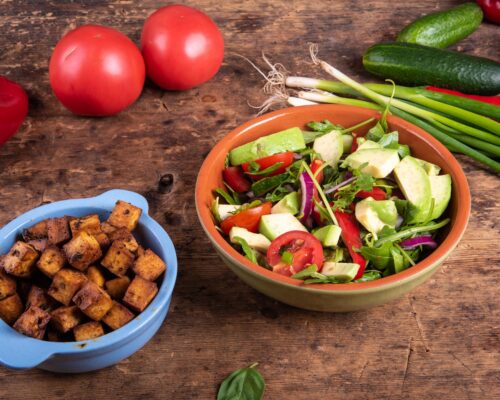 Cut the vegetables into medium-sized pieces