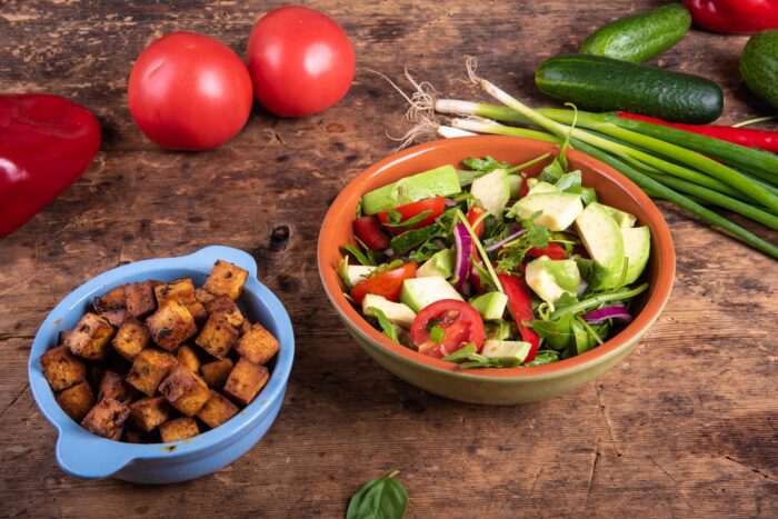 Cut the vegetables into medium-sized pieces