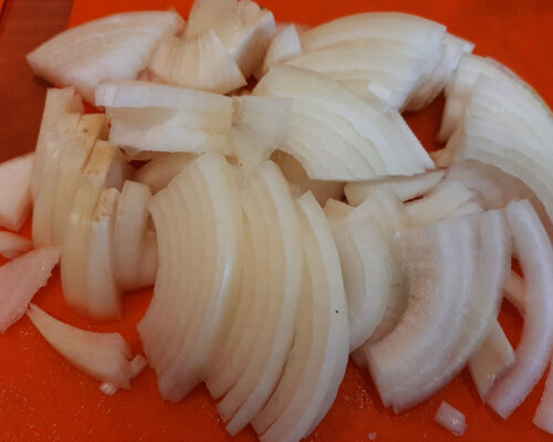 Peel the onion