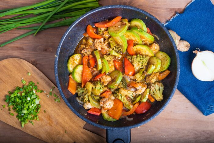 Add salt, and a little water