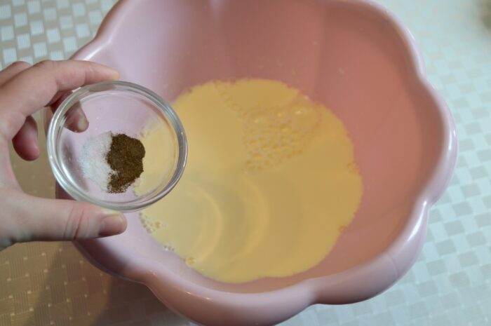 Add salt and ground pepper.