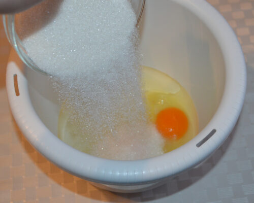 Add the sugar