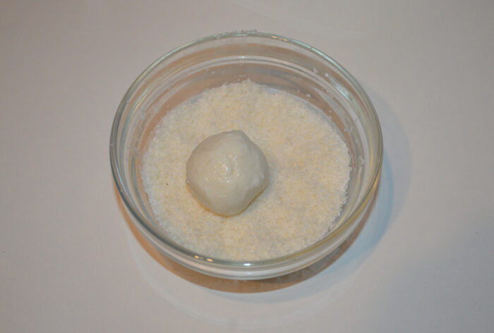 form balls of cheese